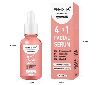 Sérum Facial Clareador, Anti-Idade e Anti-Rugas