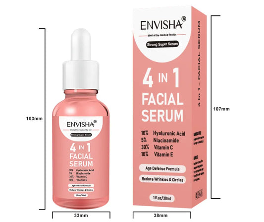 Sérum Facial Clareador, Anti-Idade e Anti-Rugas