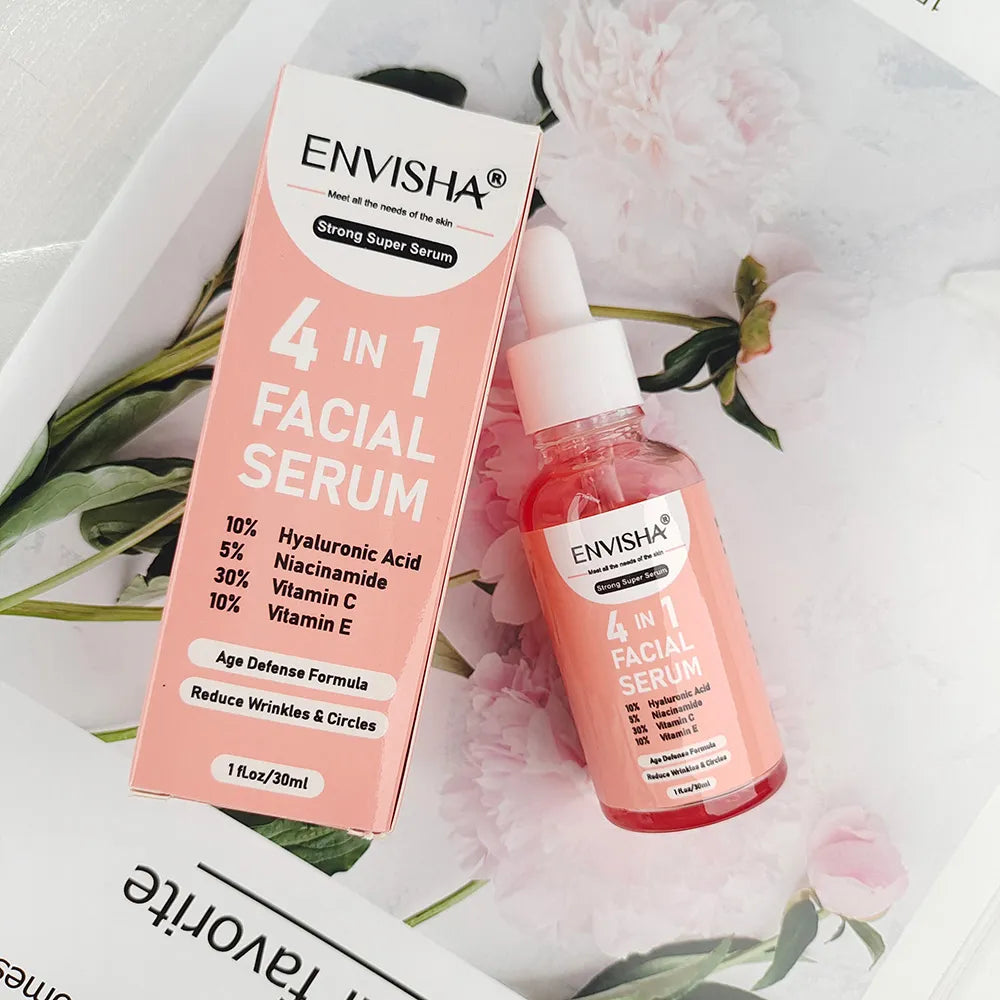 Sérum Facial Clareador, Anti-Idade e Anti-Rugas